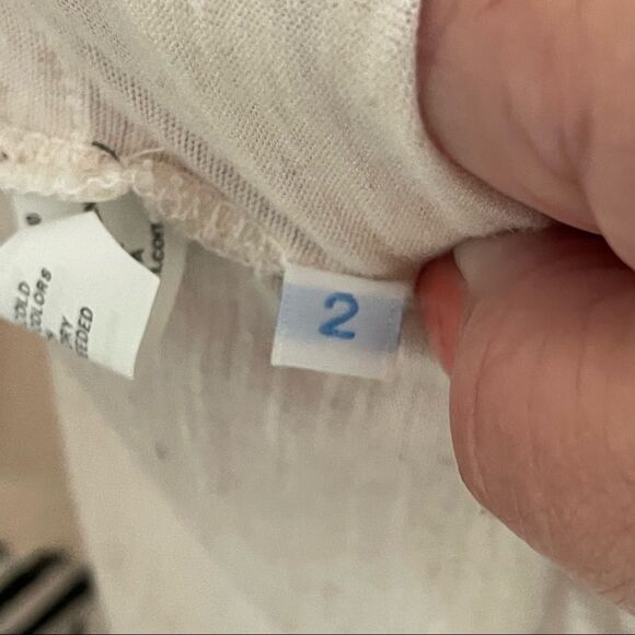 Rebecca Beeson Asymmetrical Sleeveless Scoop Neck Tee, size 2 - Picture 14 of 16